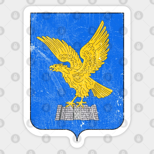 Friuli Venezia Giulia / Coat of Arms / Vintage Style Sticker by DankFutura